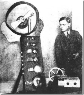 George Antheil with machines