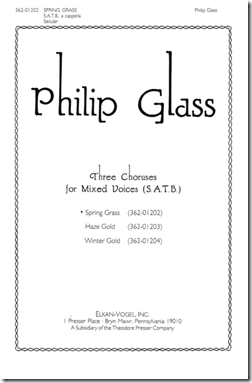 Phillip Glass Spring Grass