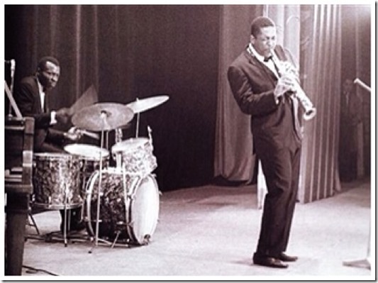 John Coltrane and Elvin Jones