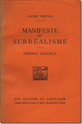 Surrealist Manifesto cover