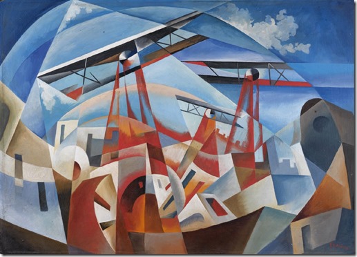 Tullio Crali - Bombardamento-aereo (1932)