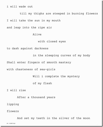 Crepuscule as a page poem