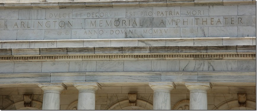 Arlington National Cemetary inscription