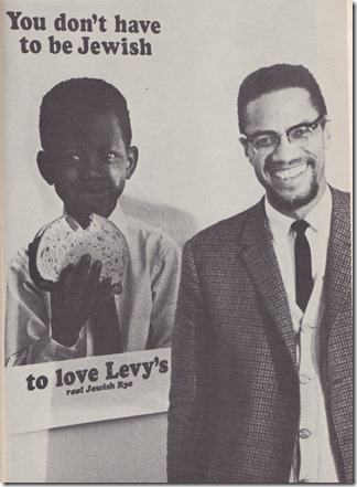 Levys Ad and Malcom X