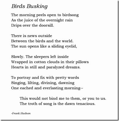 Birds Busking