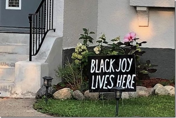 Black Joy Lives Here crop