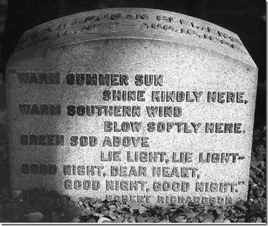Warm Summer Sun Twain headstone