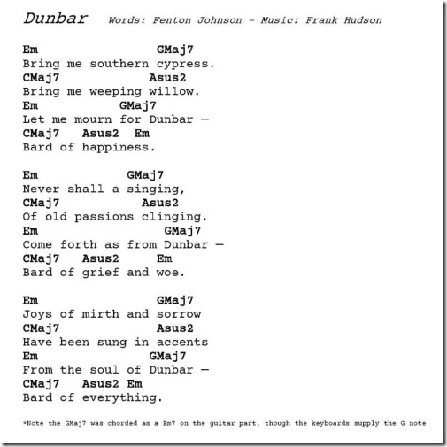 Dunbar by Fenton Johnson
